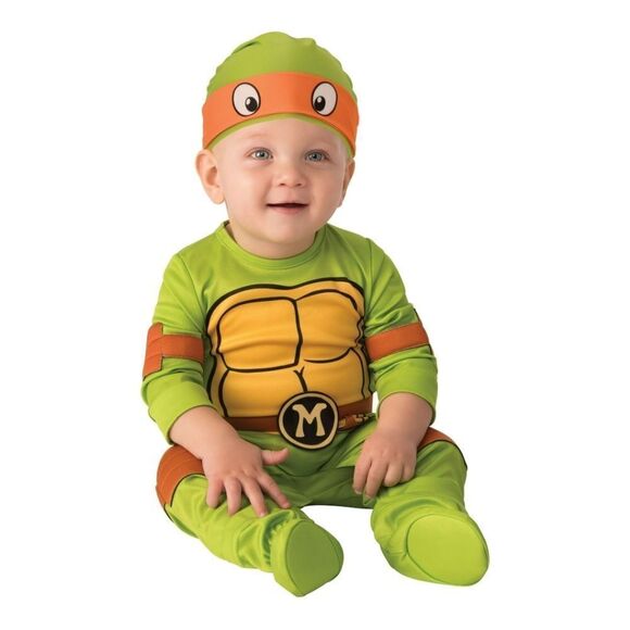Nwt Teenage Mutant Ninja Turtle 12 pieces Deluxe Halloween Costume - Picture 3 of 13